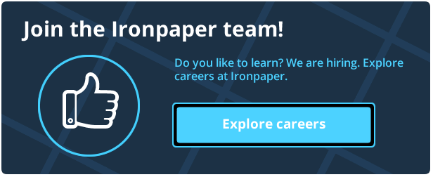 Join the Ironpaper team! We are hiring. Explore careers at Ironpaper. Agency jobs.