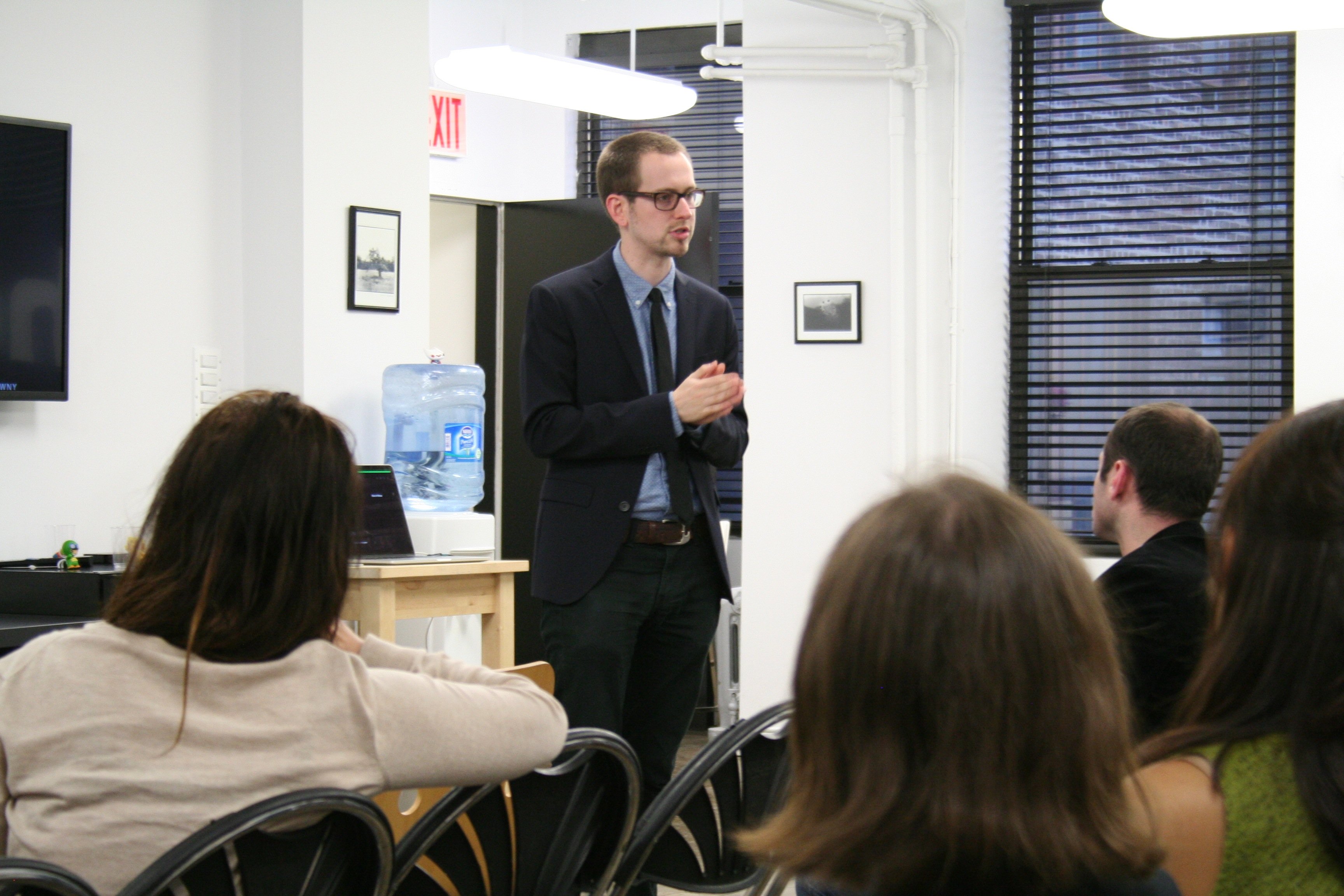 Brain Honigman Presentation at Ironpaper Offices, NYC