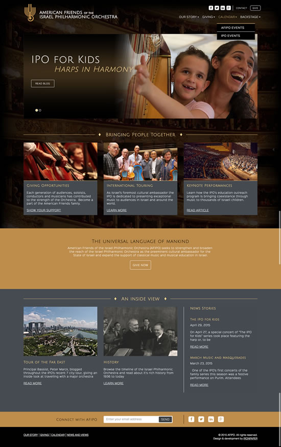 orchestra-arts-donation-website