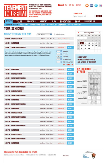 tenement-ticketing-website