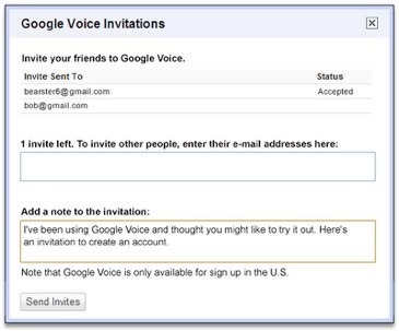 Voice friend invite