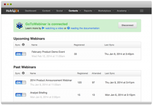Hubspot webinar integration