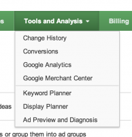 PPC keyword planner