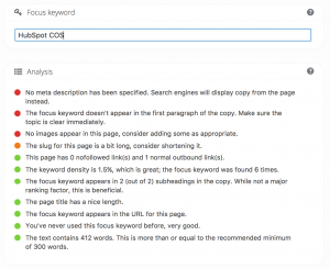 HubSpot COS vs Wordpress: SEO