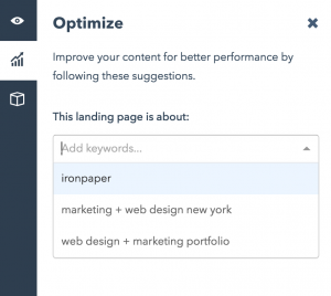 SEO optimization for HubSpot landing page